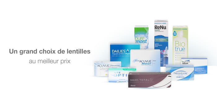 Toutes les lentilles de contact